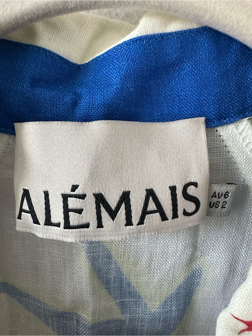Alemais Players Club Linen Mini Dress SZ US 2 - Picture 5 of 9
